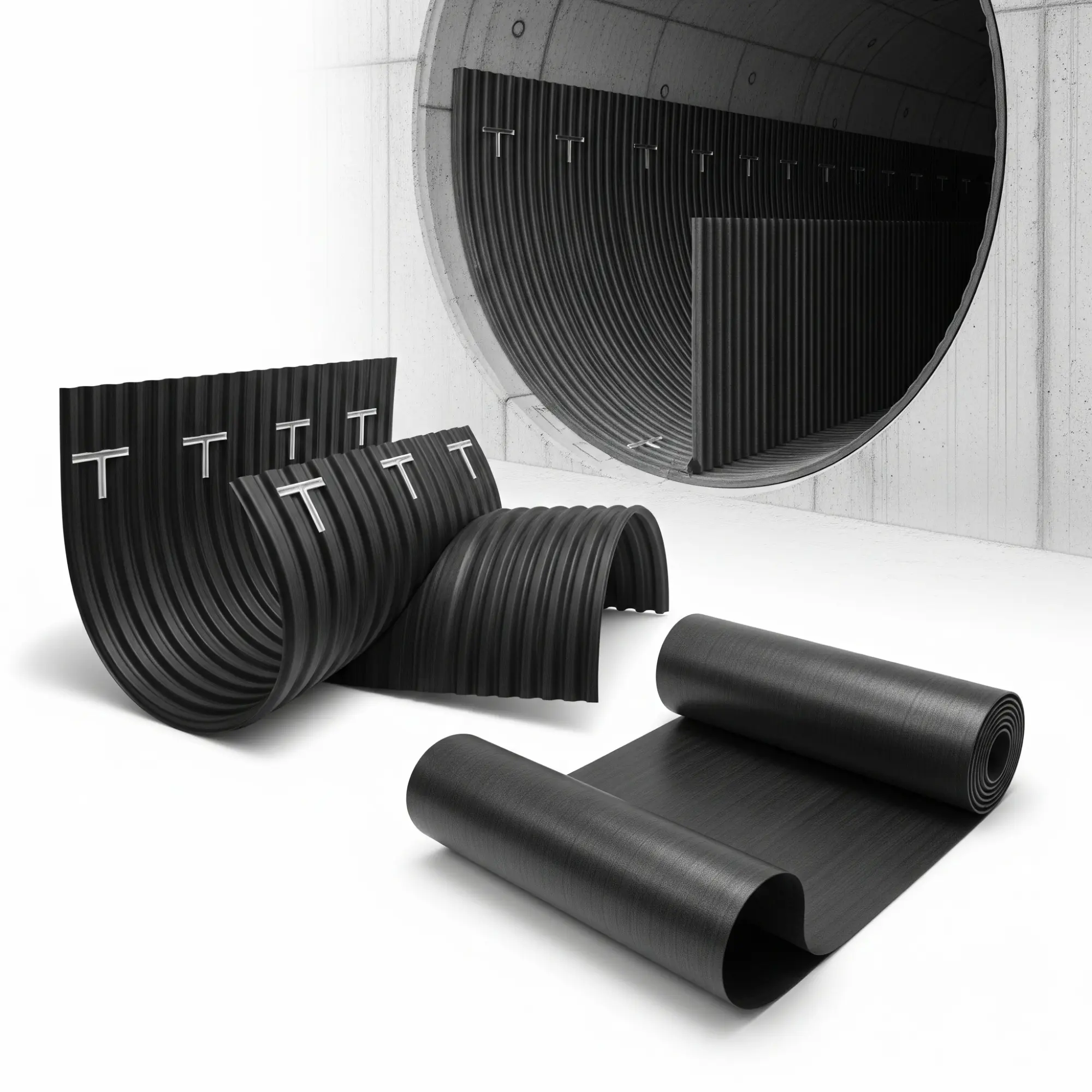 HDPE T Rib Liner Sheets