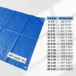 HDPE Tarpaulin Sizes