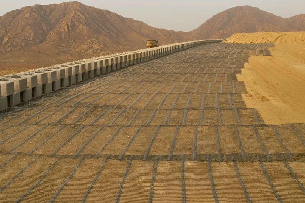 Uniaxial Gegorid in Africa