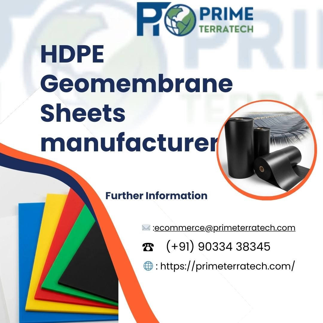 HDPE Geomembrane Sheets manufacturer